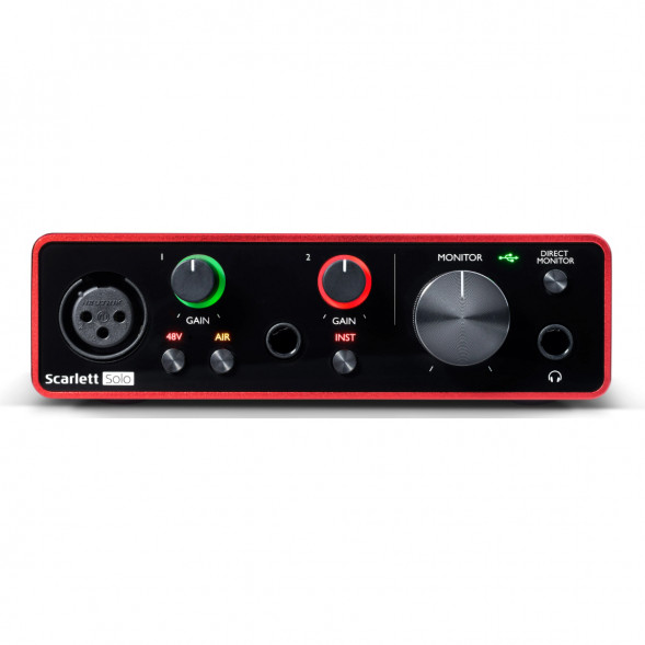 Внешняя звуковая карта FOCUSRITE Scarlett Solo 3rd Gen в Нижнем Тагиле