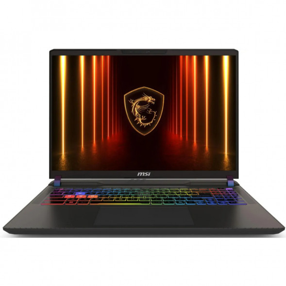 Ноутбук MSI Vector A16 HX A8WHG-033XRU (16&amp;quot;, IPS, AMD Ryzen 9 8940HX 2.4ГГц, 16-ядерный, 16ГБ DDR5, 1ТБ SSD, NVIDIA GeForce RTX 5070 Ti 12 ГБ, без ОС), серый космос в Нижнем Тагиле