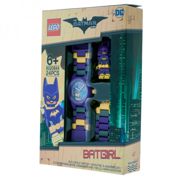 Часы LEGO Super Heroes 8020844 Batman Movie Бэтгерл с минифигуркой в Нижнем Тагиле