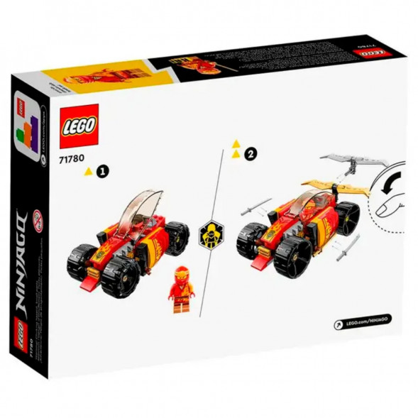 Конструктор LEGO Ninjago 71780 Гоночный автомобиль ниндзя Кая в Нижнем Тагиле