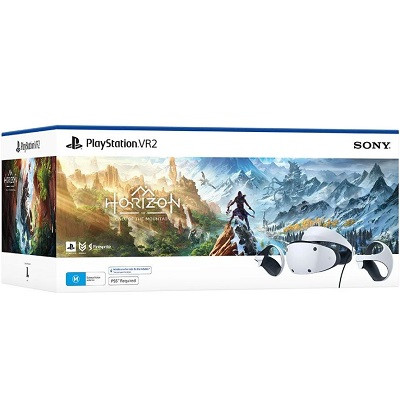 Шлем VR Sony PlayStation VR2, 120 Гц, с игрой Horizon Call of the mountain, белый