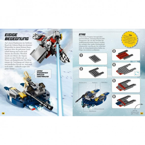 Книга и набор кубиков LEGO Star Wars Buch &amp;amp; Steine-Set Fur 8 einmalige Lego Modelle! в Нижнем Тагиле