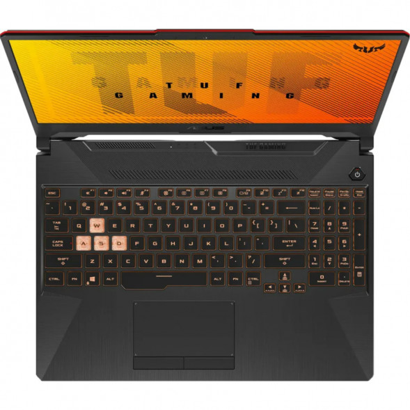 Ноутбук ASUS TUF Gaming A15 FA506NCG-HN330 (15.6&amp;quot;, IPS, AMD Ryzen 7 8845HS 3.8ГГц, 8-ядерный, 16ГБ DDR5, 512ГБ SSD, NVIDIA GeForce RTX 3050 - 4 ГБ, без ОС), черный в Нижнем Тагиле