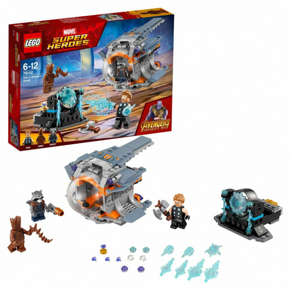 Конструктор LEGO Super Heroes 76102 Война бесконечности: В поисках оружия Тора в Нижнем Тагиле
