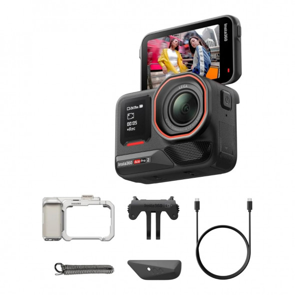 Экшн-камера Insta360 Ace Pro 2 Single Battery Xplorer Bundle, Silver в Нижнем Тагиле