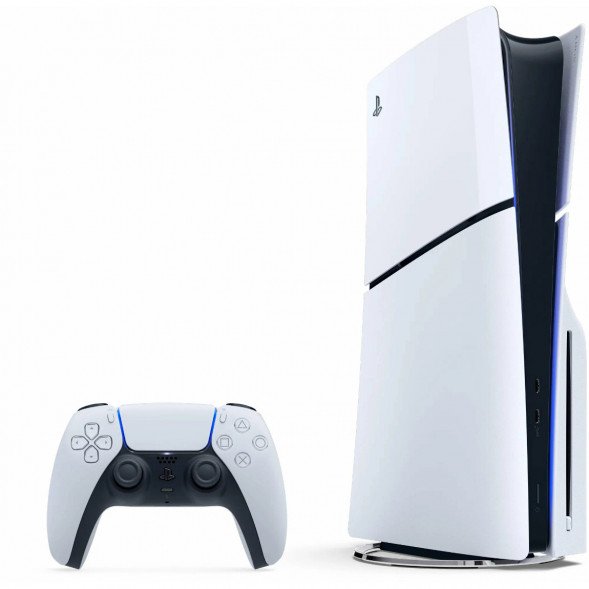 Игровая приставка Sony PlayStation 5 Slim 1TB с дисководом, белый в Нижнем Тагиле