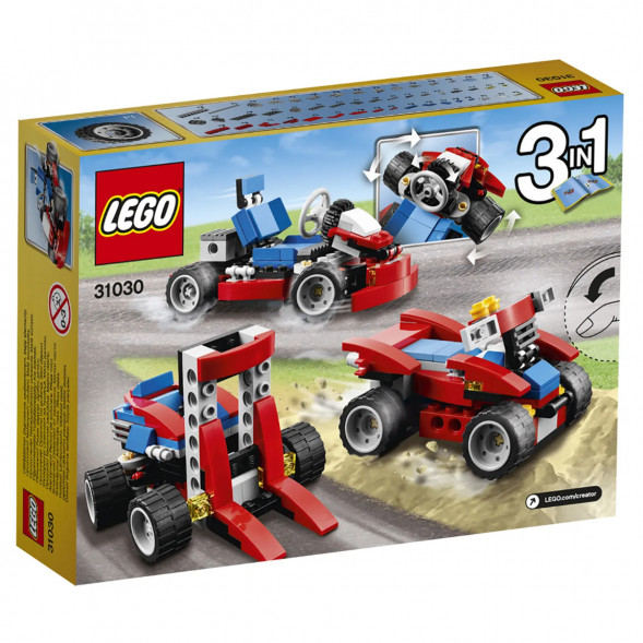 Конструктор LEGO Creator 31030 Красный гоночный карт в Нижнем Тагиле