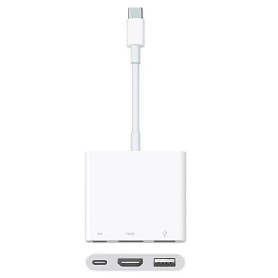 Адаптер Apple USB-C Digital AV Multiport Adapter, бел, MUF82ZM/A в Нижнем Тагиле