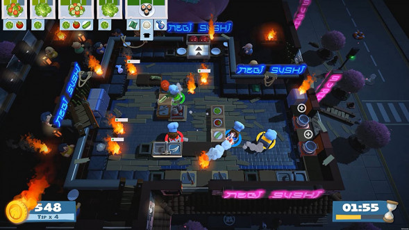 Игра Overcooked &amp;amp; Overcooked 2 [Nintendo Switch, английская версия] в Нижнем Тагиле