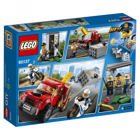 Конструктор LEGO City Police 60137 Побег на буксировщике в Нижнем Тагиле