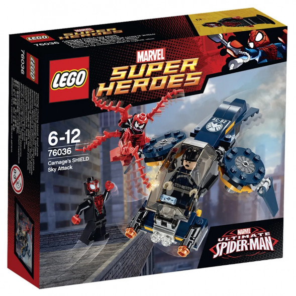 Конструктор LEGO Super Heroes 76036 Воздушная атака Карнажа в Нижнем Тагиле