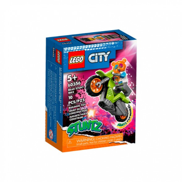 Конструктор LEGO City 60356 Трюковый мотоцикл медведя в Нижнем Тагиле