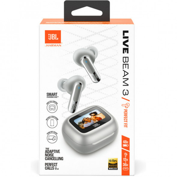 Беспроводные наушники JBL Live Beam 3, Silver в Нижнем Тагиле
