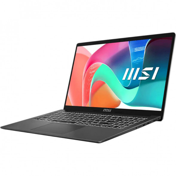 Ноутбук MSI Modern 15 F1MXG-1281RU (15.6&amp;quot;, IPS, Intel Core 5 120U, 10 ядер, 16 ГБ DDR5, SSD 512 ГБ, Intel Iris Xe Graphics, Windows 11), чёрный в Нижнем Тагиле