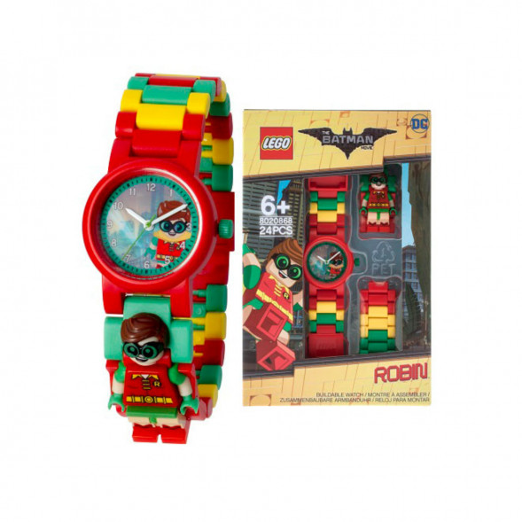 Часы LEGO Super Heroes 8020868 Batman Movie Робин с минифигуркой в Нижнем Тагиле