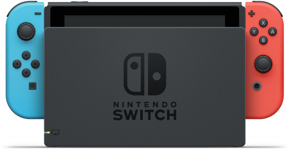Игровая приставка Nintendo Switch rev.2 32 ГБ, красный/синий в Нижнем Тагиле