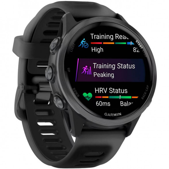Умные часы Garmin Forerunner 570 42 мм Slate Grey Aluminium/Translucent Black 010-02970-00 в Нижнем Тагиле