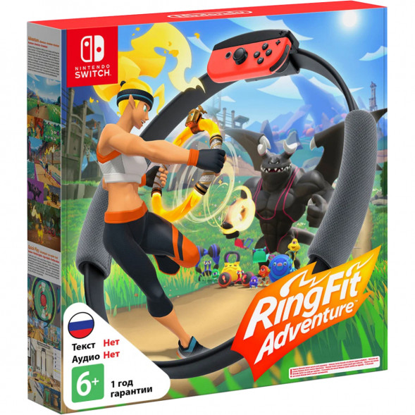 Ring Fit Adventure (Игра + контроллер Ring-Con + ремень на ногу Belt) [Nintendo Switch, английская версия] в Нижнем Тагиле