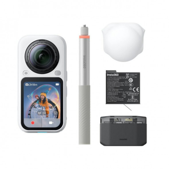 Экшн-камера Insta360 X6 Essentials Bundle, White в Нижнем Тагиле