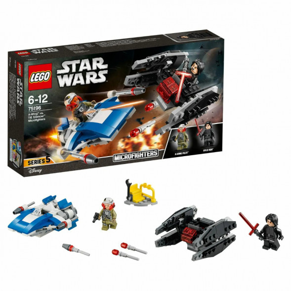 Конструктор LEGO Star Wars 75196 Истребитель типа A против бесшумного истребителя СИД в Нижнем Тагиле