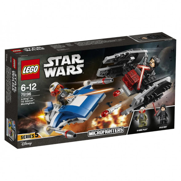 Конструктор LEGO Star Wars 75196 Истребитель типа A против бесшумного истребителя СИД в Нижнем Тагиле