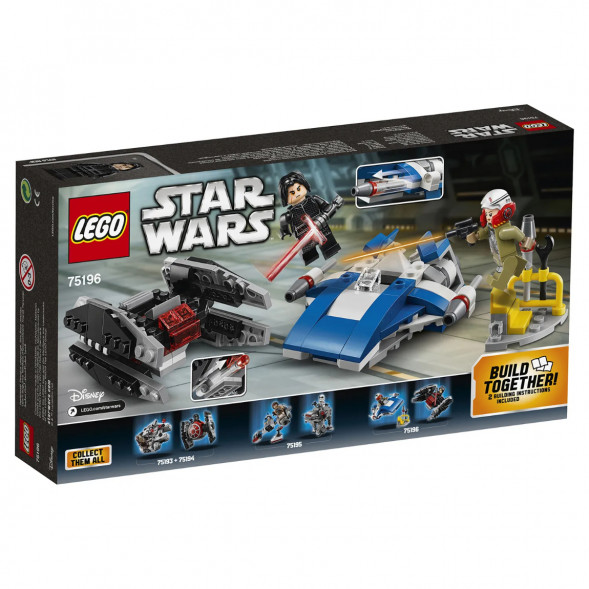 Конструктор LEGO Star Wars 75196 Истребитель типа A против бесшумного истребителя СИД в Нижнем Тагиле