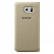 Чехол для Samsung Galaxy S6 S-View Cover (EF-CG920BFE), Gold в Нижнем Тагиле