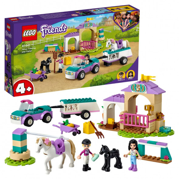 Конструктор LEGO Friends 41441 Тренировка лошади и прицеп для перевозки в Нижнем Тагиле