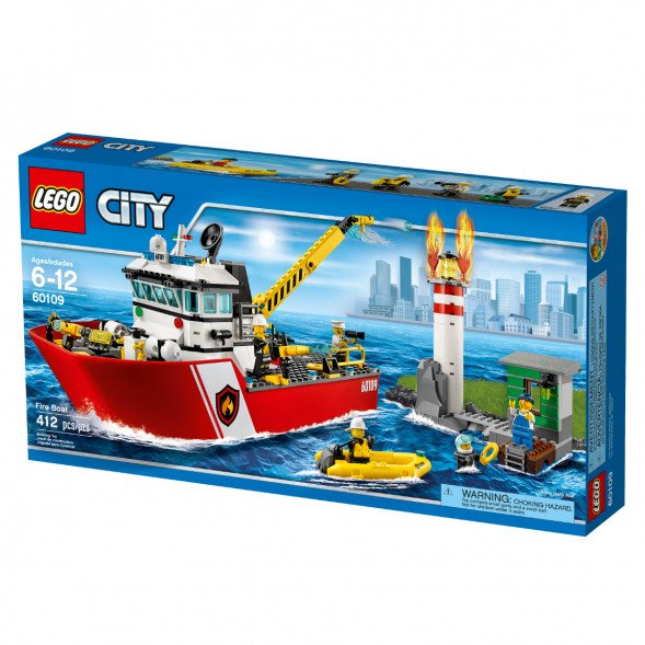 Конструктор LEGO City 60109 Пожарный катер в Нижнем Тагиле