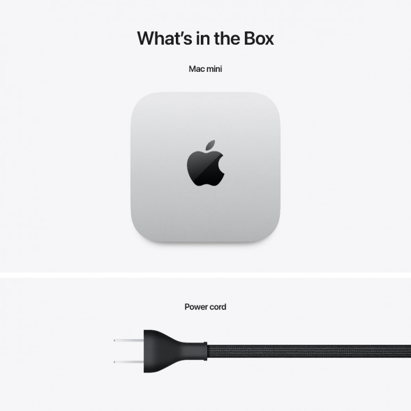 Компьютер Apple Mac mini M4 2024 (MU9D3) (10 Core GPU, 16ГБ, 256ГБ SSD, Apple, macOS), серебристый в Нижнем Тагиле