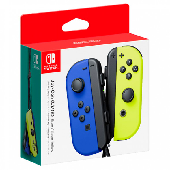 Геймпад Nintendo Switch Joy-Con controllers Duo, синий/желтый в Нижнем Тагиле
