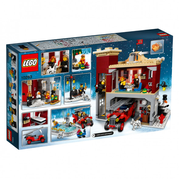 Конструктор LEGO Creator 10263 Пожарная часть в зимней деревне в Нижнем Тагиле
