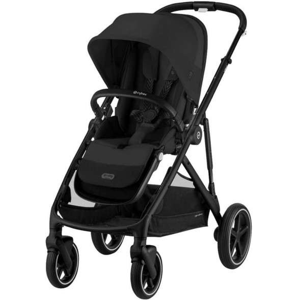 Детская коляска Cybex Gazelle S BLK Moon Black с корзиной и дождевиком в Нижнем Тагиле