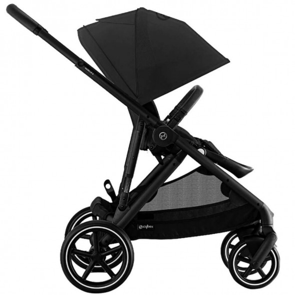 Детская коляска Cybex Gazelle S BLK Moon Black с корзиной и дождевиком в Нижнем Тагиле