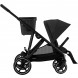 Детская коляска Cybex Gazelle S BLK Moon Black с корзиной и дождевиком в Нижнем Тагиле