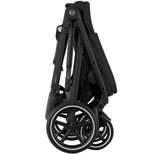 Детская коляска Cybex Gazelle S BLK Moon Black с корзиной и дождевиком в Нижнем Тагиле