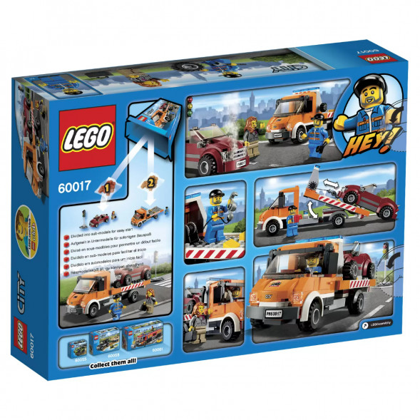 Конструктор LEGO City 60017 Эвакуатор в Нижнем Тагиле