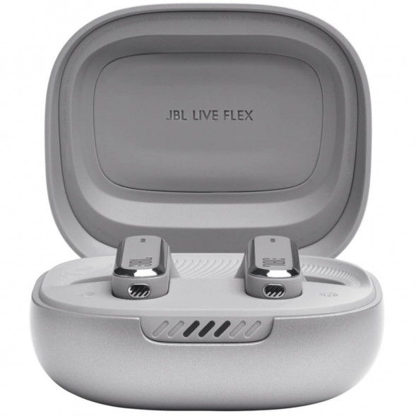 Беспроводные наушники JBL Live Flex, серебристый в Нижнем Тагиле