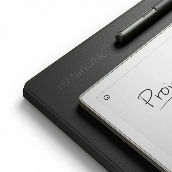 Графический планшет reMarkable Paper Pro + Marker Plus + чехол Book Folio Leather Black в Нижнем Тагиле