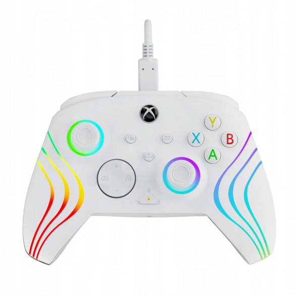 Геймпад проводной PDP для Xbox Afterglow Wave, White в Нижнем Тагиле