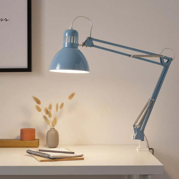 Лампа рабочая IKEA TERTIAL, голубой в Нижнем Тагиле
