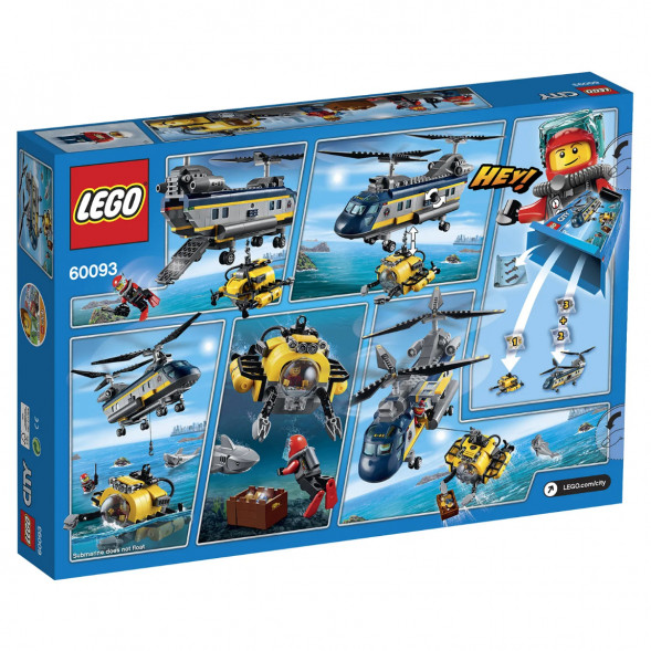 Конструктор LEGO City Deep Sea Explorers 60093 Вертолет исследователей моря в Нижнем Тагиле
