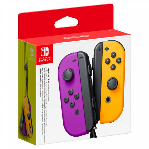 Геймпад Nintendo Switch Joy-Con controllers Duo, фиолетовый/оранжевый в Нижнем Тагиле