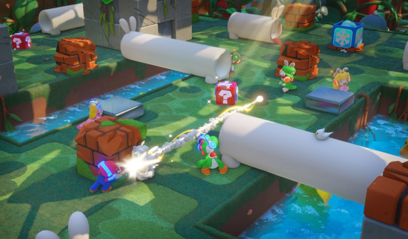 Игра Mario Rabbids: Kingdom Battle. Gold Edition [Nintendo Switch, английская версия] в Нижнем Тагиле