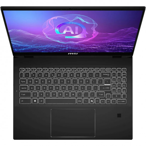 Ноутбук трансформер MSI Summit 16 AI Evo A2HMTG-057RU (16&amp;quot;, IPS, Intel Core Ultra 7 255H 2ГГц, 16 ядер, 16ГБ LPDDR5, 1ТБ SSD, Intel Arc 140T, Windows 11 Home), черный в Нижнем Тагиле
