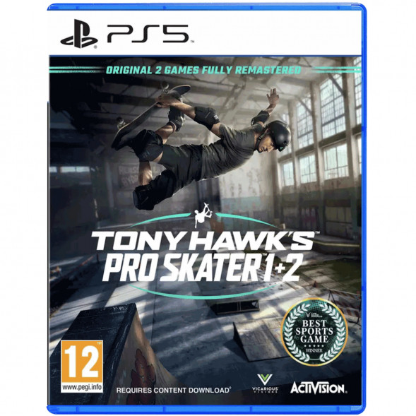 Игра Tony Hawk&amp;#039;s Pro Skater 1+2 [PS5, английская версия] в Нижнем Тагиле