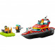 Конструктор LEGO City 60373 &amp;quot;Пожарно-спасательная лодка&amp;quot;, 144 деталей в Нижнем Тагиле
