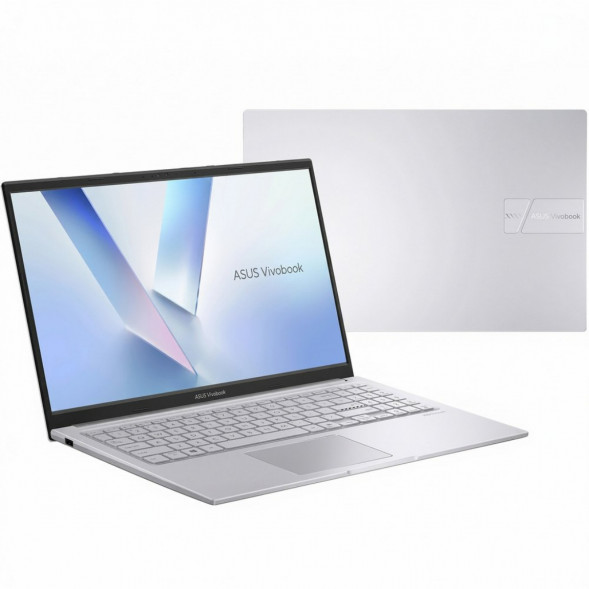 Ноутбук ASUS Vivobook 15 X1504MA-BQ058 (15.6&amp;quot;, IPS, Intel Core 5 320 1.5ГГц, 6 ядер, 16ГБ DDR5, 512ГБ SSD, Intel Graphics, без ОС), серебристый в Нижнем Тагиле